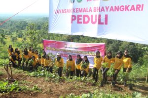 Gerakan Tanam Pohon, Polres Bondowoso Hijaukan Bukit Bintang