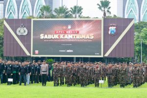 Polda Jatim Gelar Apel Besar Sabuk Kamtibmas, Libatkan 186 Ribu Mitra dari Berbagai Elemen