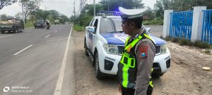Tekan Angka Kecelakaan, Satlantas Polres Sampang Gelar Patroli MQR di Jalur Blackspot Plakaran