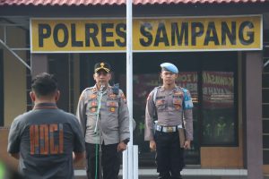 Polres Sampang Gelar Apel Siaga May Day 2026, Siagakan Personel hingga Tingkat Polsek